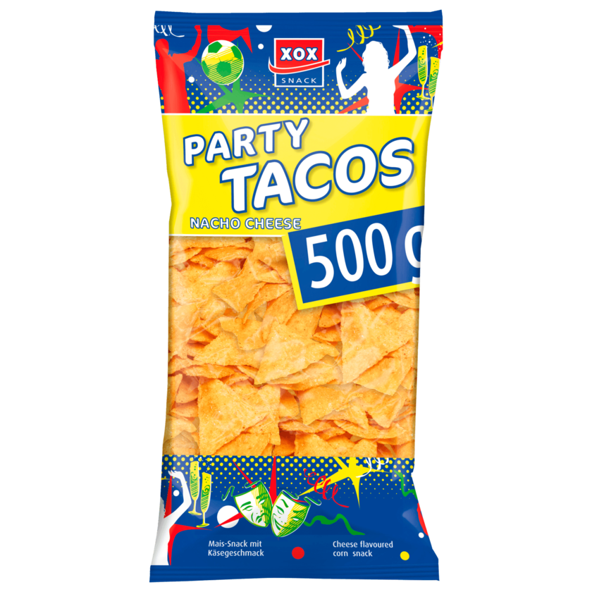 Xox Party Tacos Nacho Cheese 500g